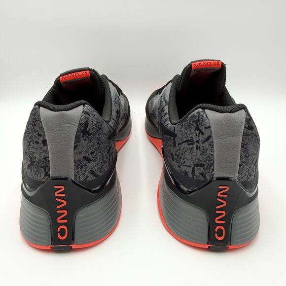 Reebok Mens Nano X4 Training Sneakers US 14 EU 48.5 Black Orange Athletic NWOB main image 10